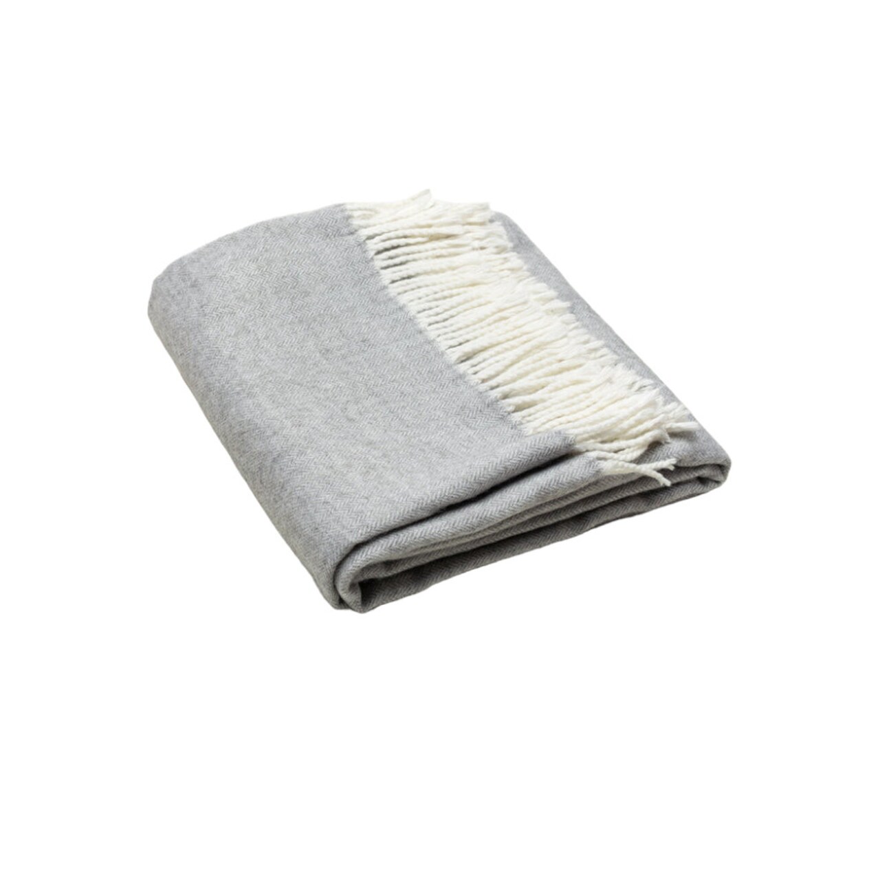 Edge Collections - 0.5" x 60" - Gray - Herringbone Throw Blanket for Ultimate Cozy Comfort - 1 Piece